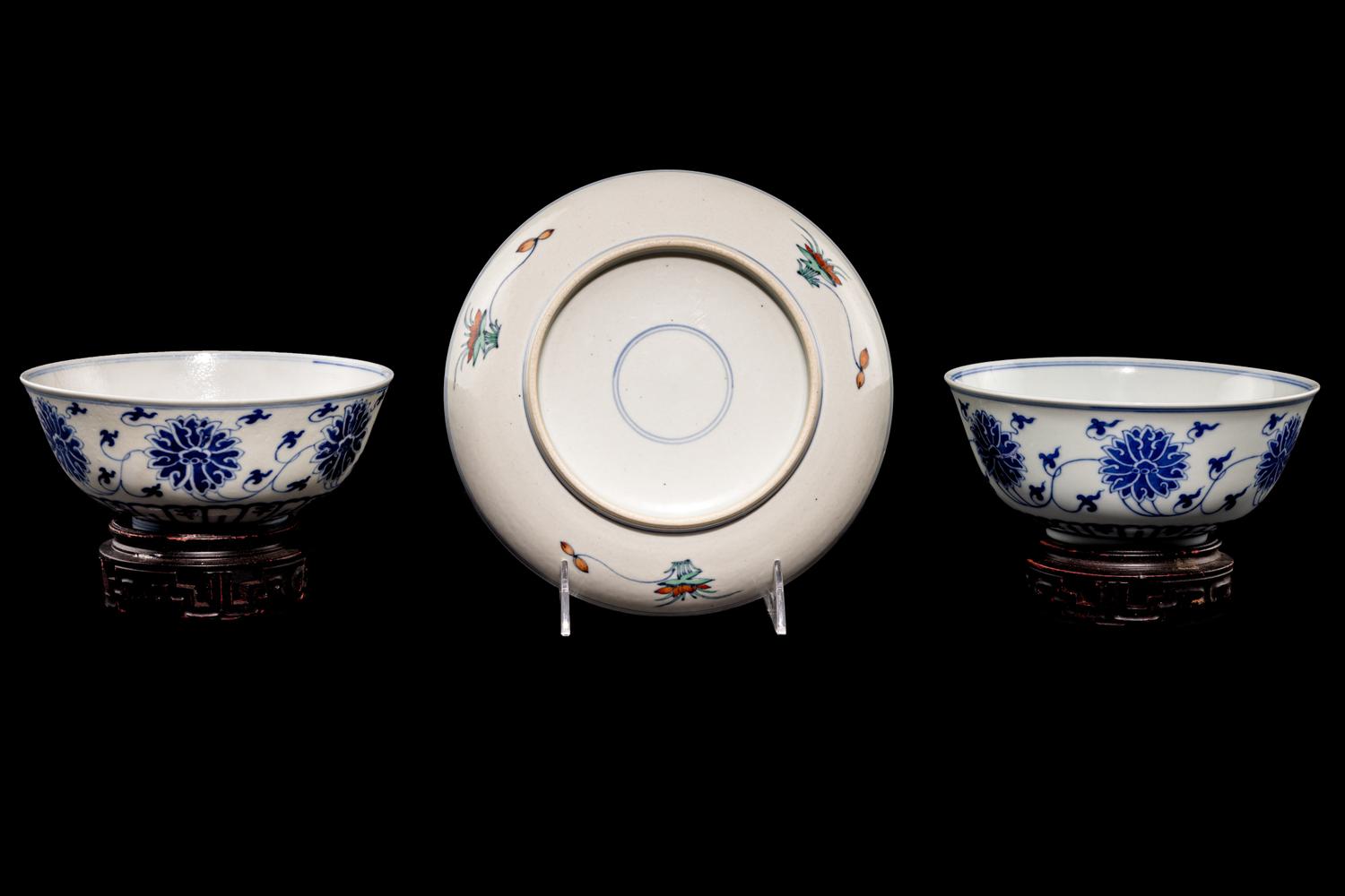 Three Chinese Porcelain Wares
