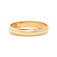 YELLOW GOLD BANGLE BRACELET