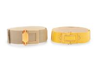 Four Judith Leiber Belts