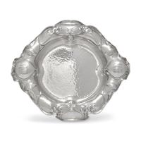 An Art Nouveau Martele Silver Serving Dish