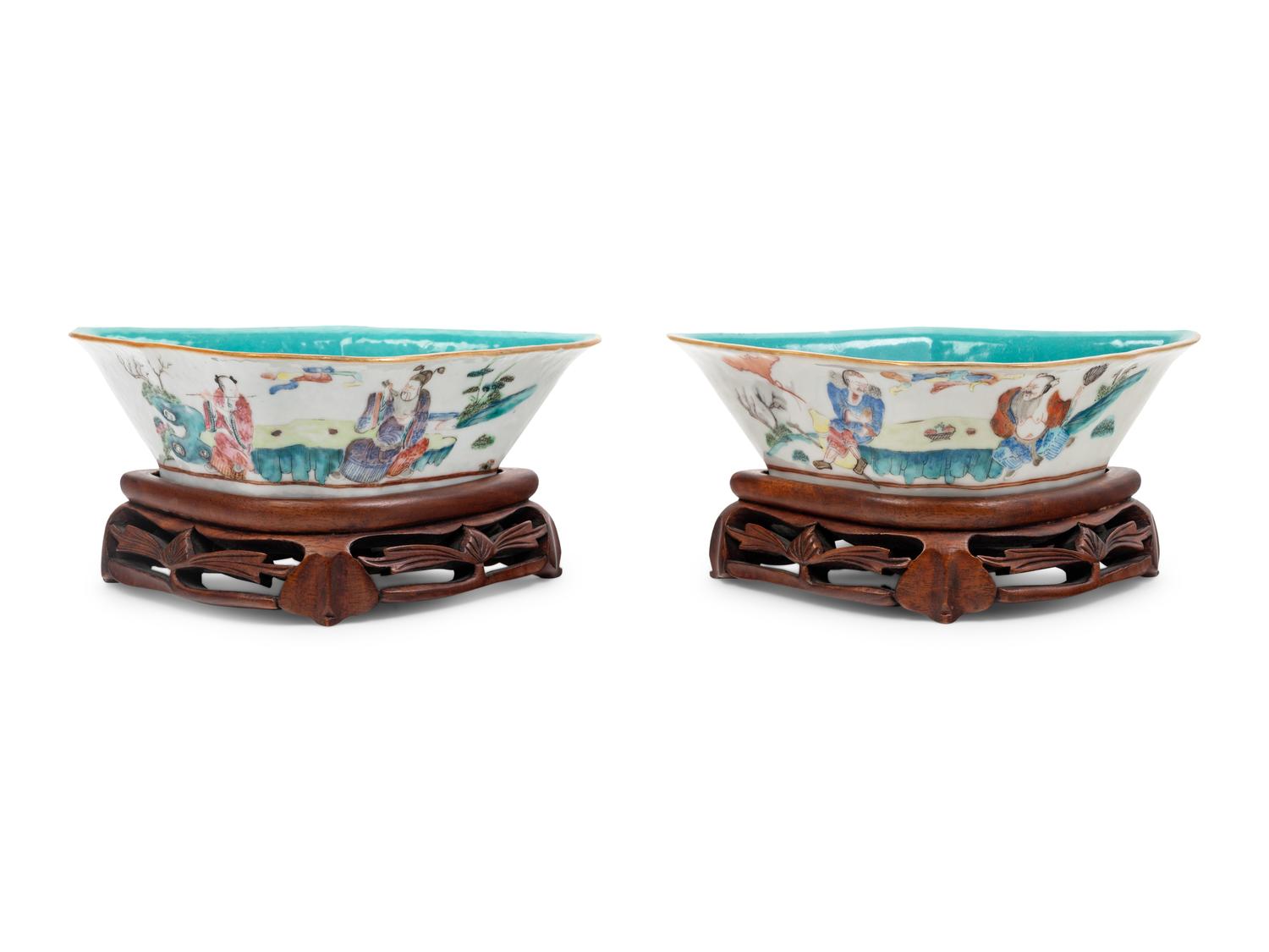 A Pair of Chinese Porcelain Bowls