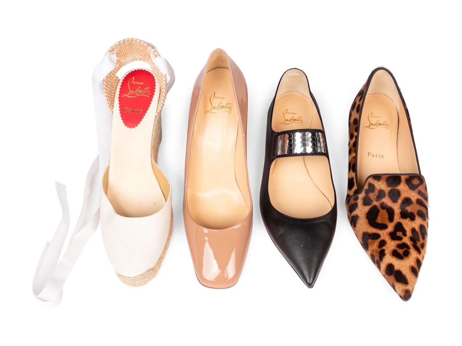 Christian Louboutin, Four Pairs of Shoes