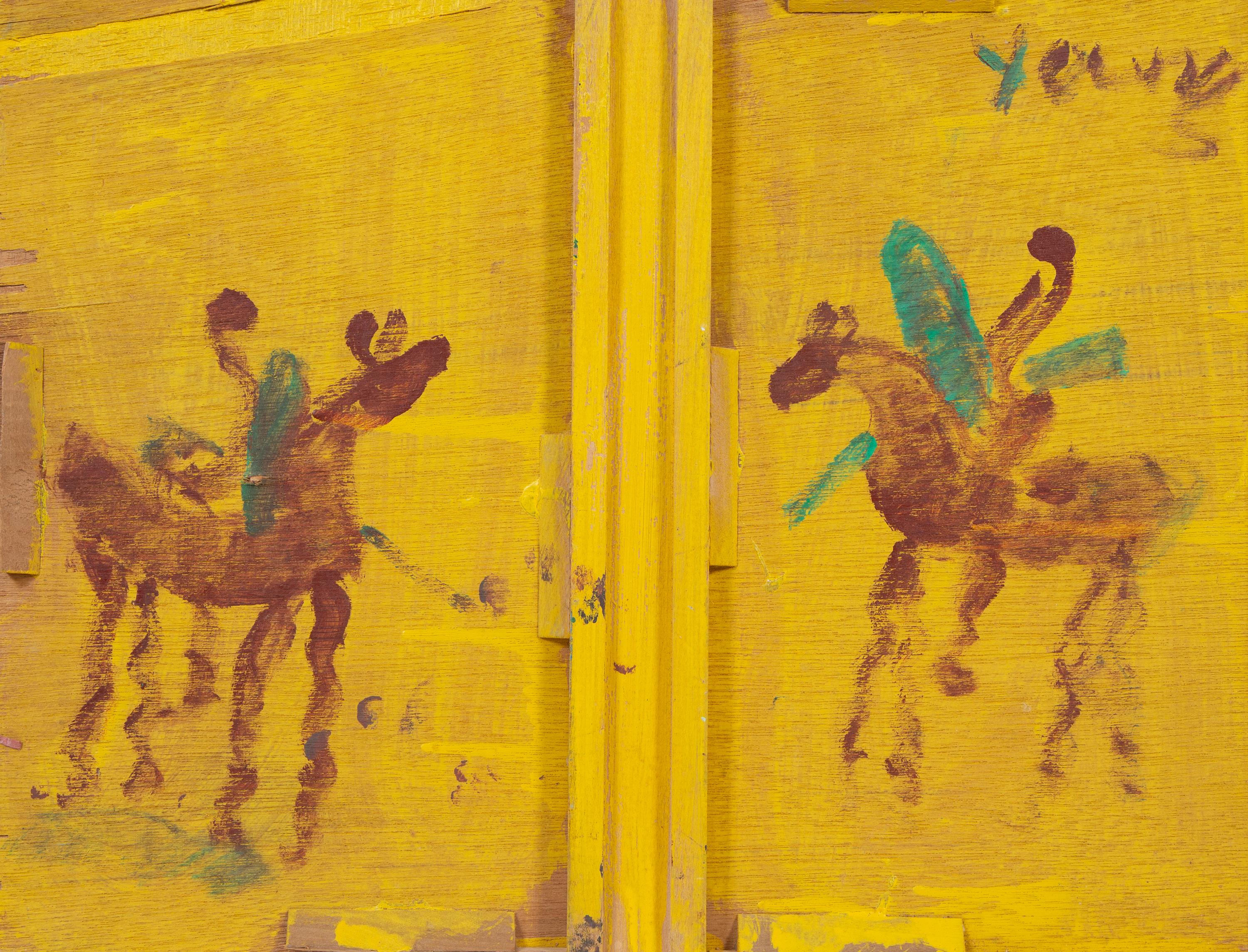 Two Figures on Horseback