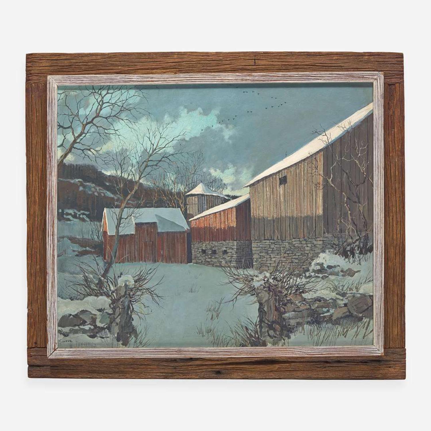 Eric Sloane (American, 1905–1985) February (New Milford, CT)