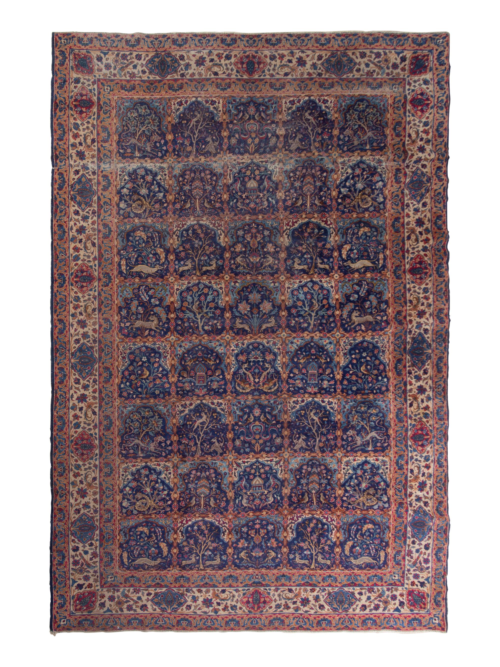 A Persian Wool Garden Rug