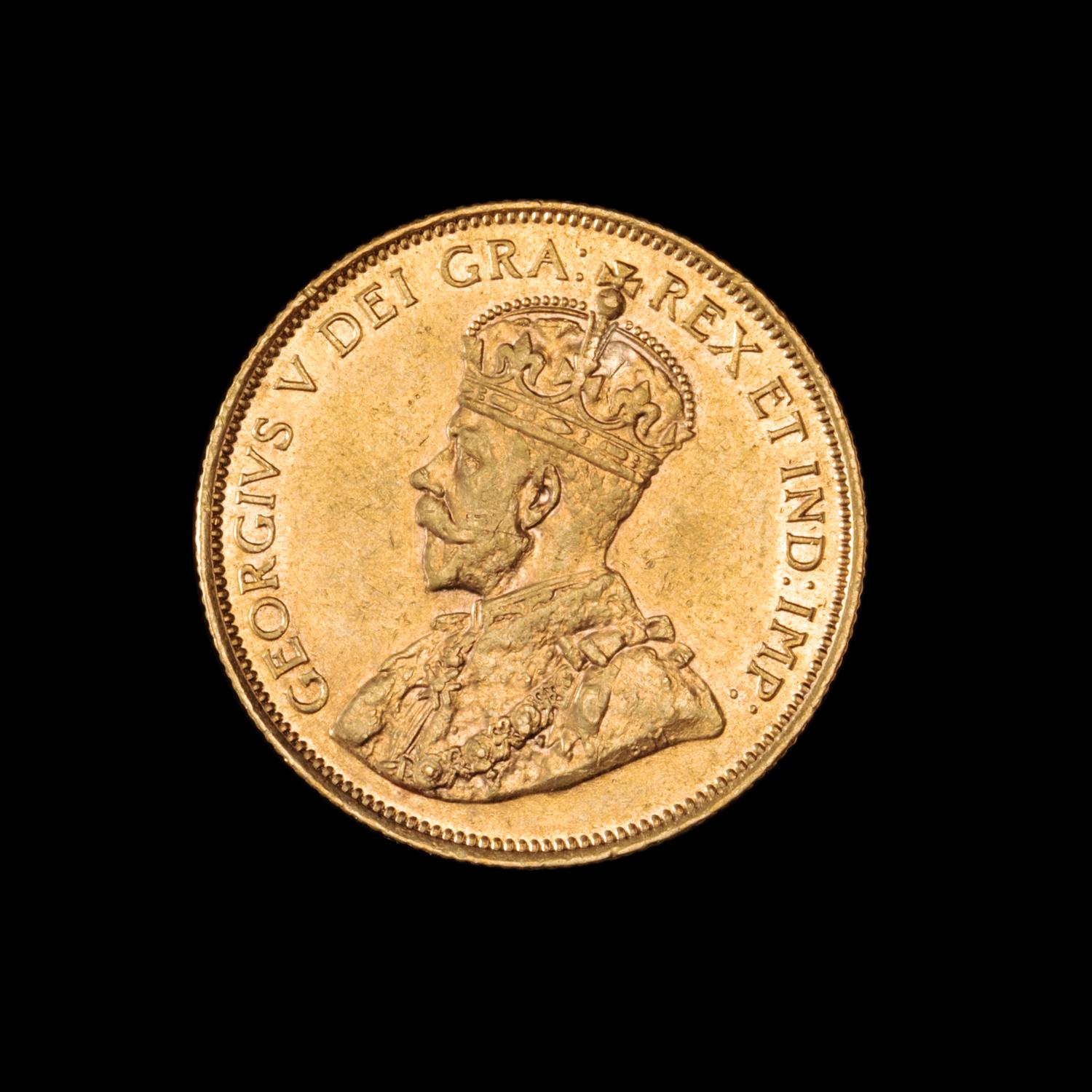 A Canadian 1912 George V $10 Gold Coin