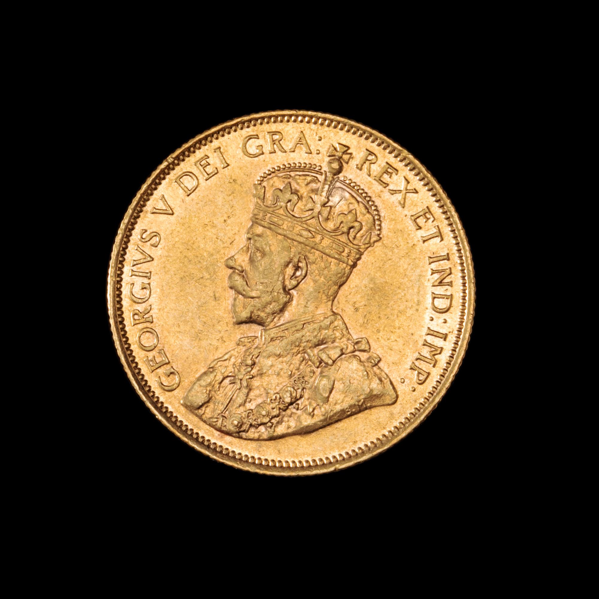 A Canadian 1912 George V $10 Gold Coin