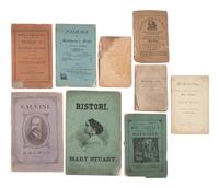[EARLY PHOTOGRAPHY]. A collection of photographs, artwork, and pamphlets identified to Sol Smith, actor and theatre manager.