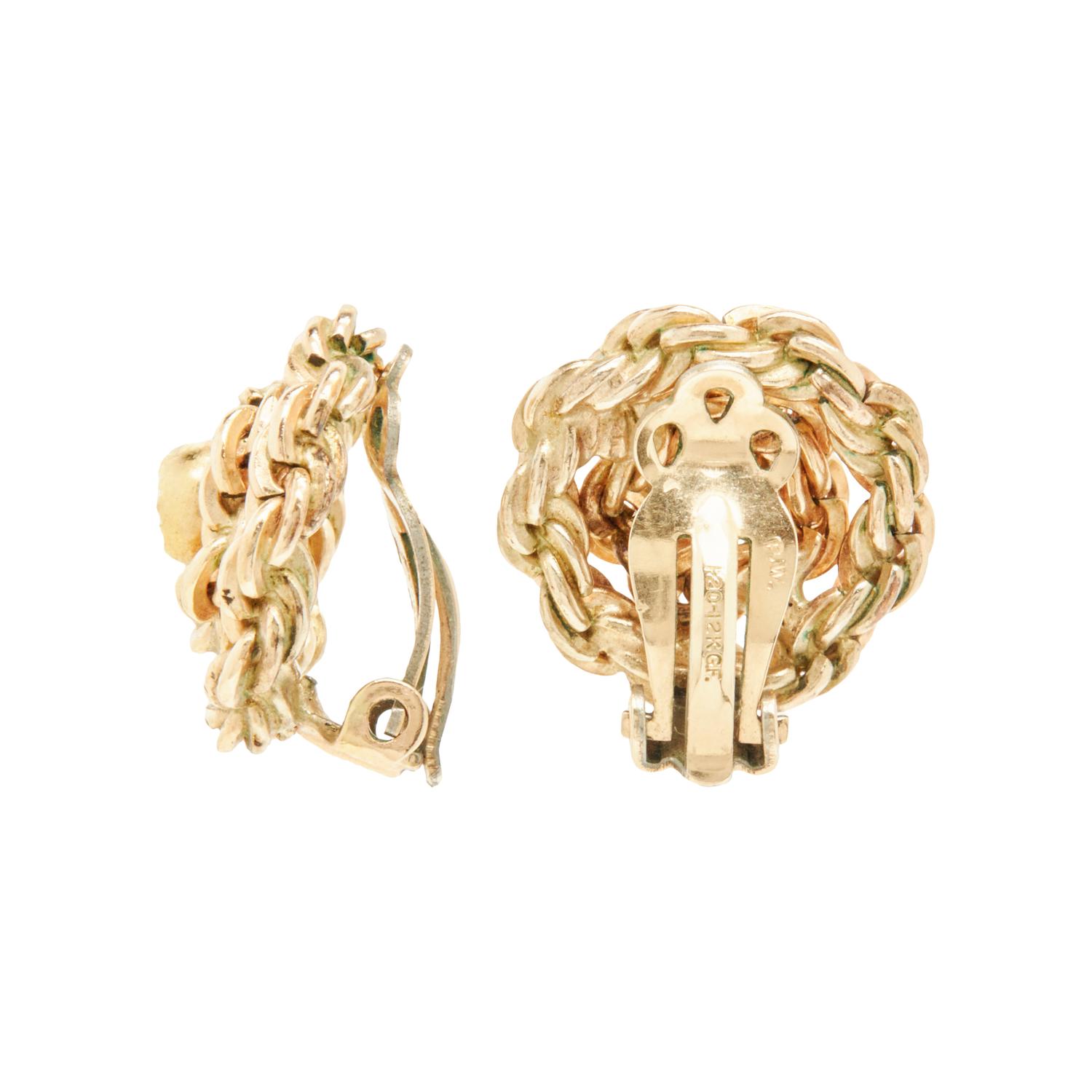 YELLOW GOLD BRACELET AND EARRINGS