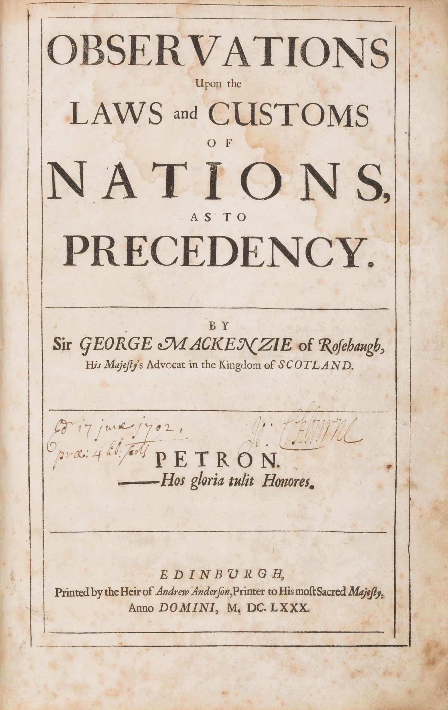 [Law] Group of 6 Works