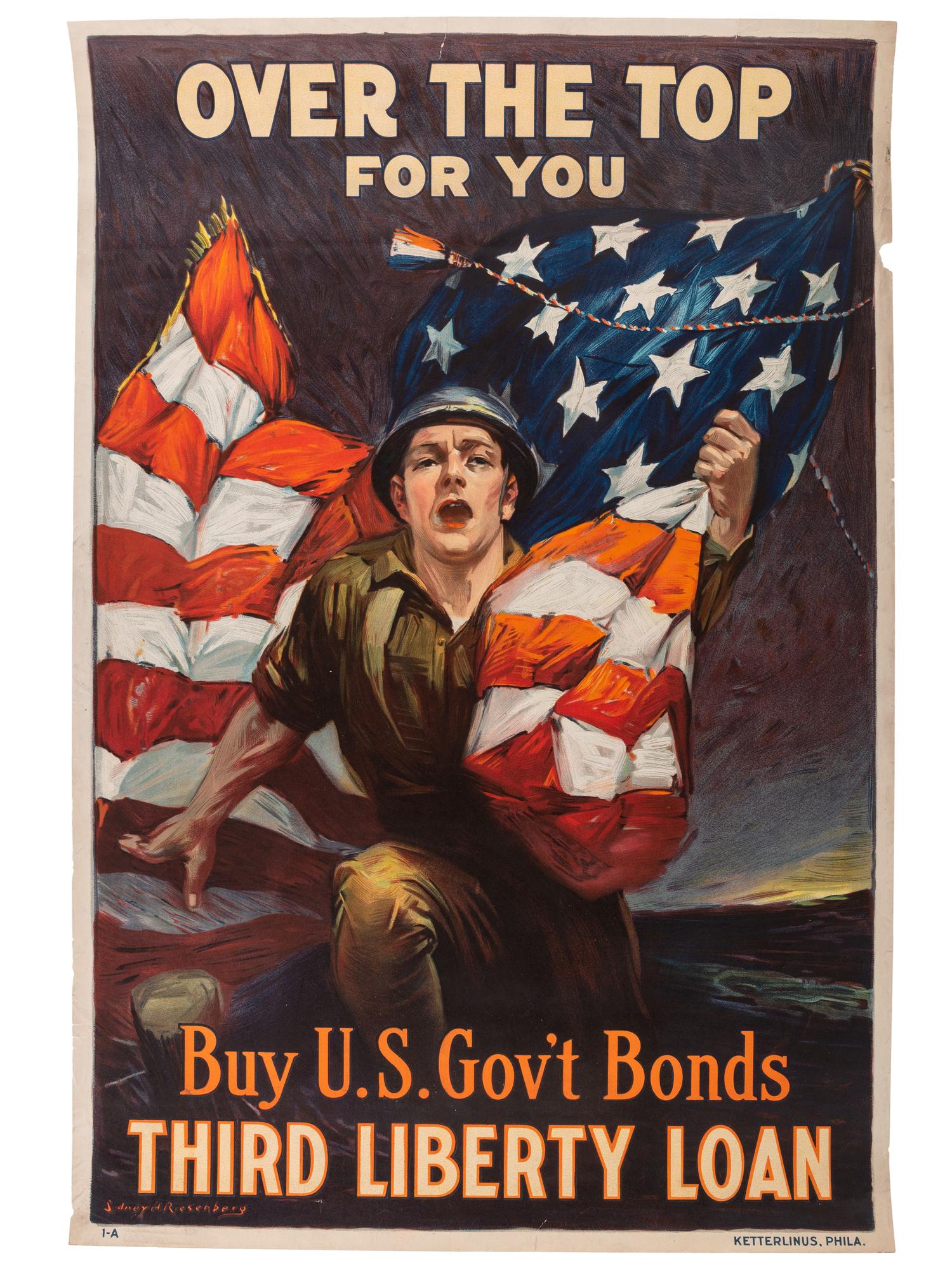 [WORLD WAR I]. A group of 5 posters promoting the Third Liberty Loan, comprising:
