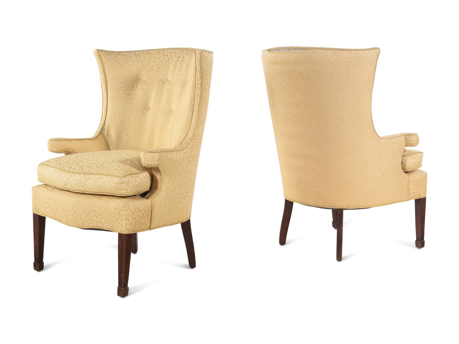 A Pair of Upholstered Armchairs