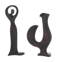 Two works: The Dancer, 1989 and Coq, 1987