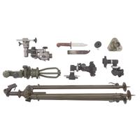 Lot of Swedish Optics Artillery Spotting Scope Components