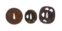 Three Japanese Tsuba