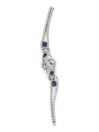 DIAMOND AND SAPPHIRE BRACELET
