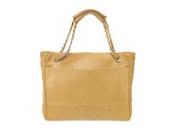 Chanel Tan Matelassé Tote