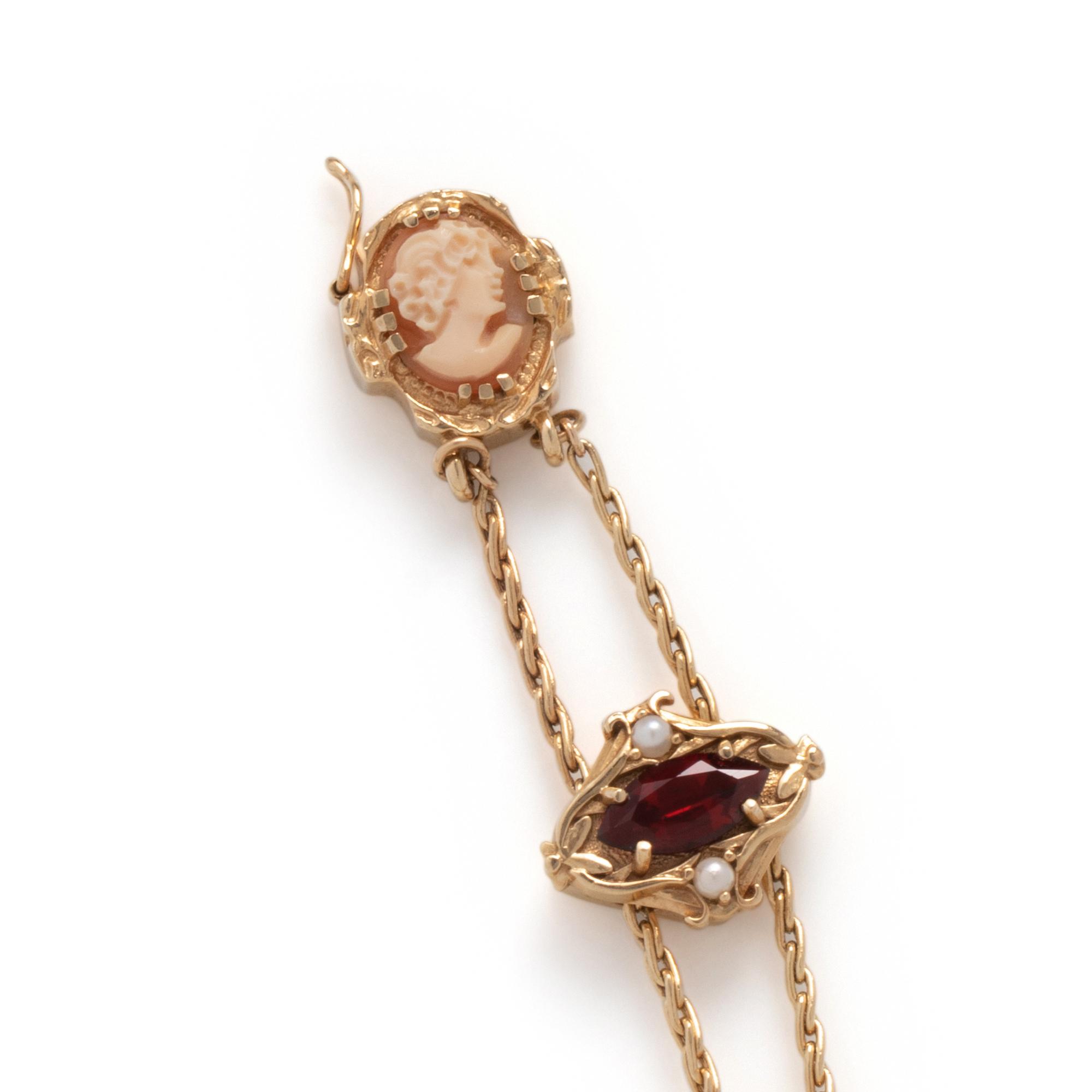 YELLOW GOLD AND MULTIGEM SLIDE BRACELET
