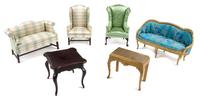 Six Furniture Articles Width of first 6 inches. — Various Makers