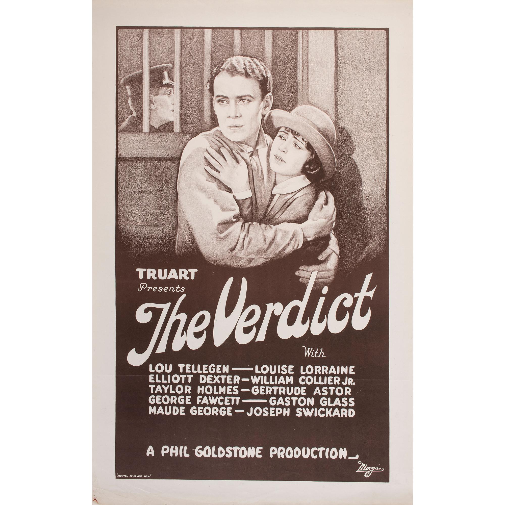 Seven Phil Goldstone "The Verdict" Film Posters