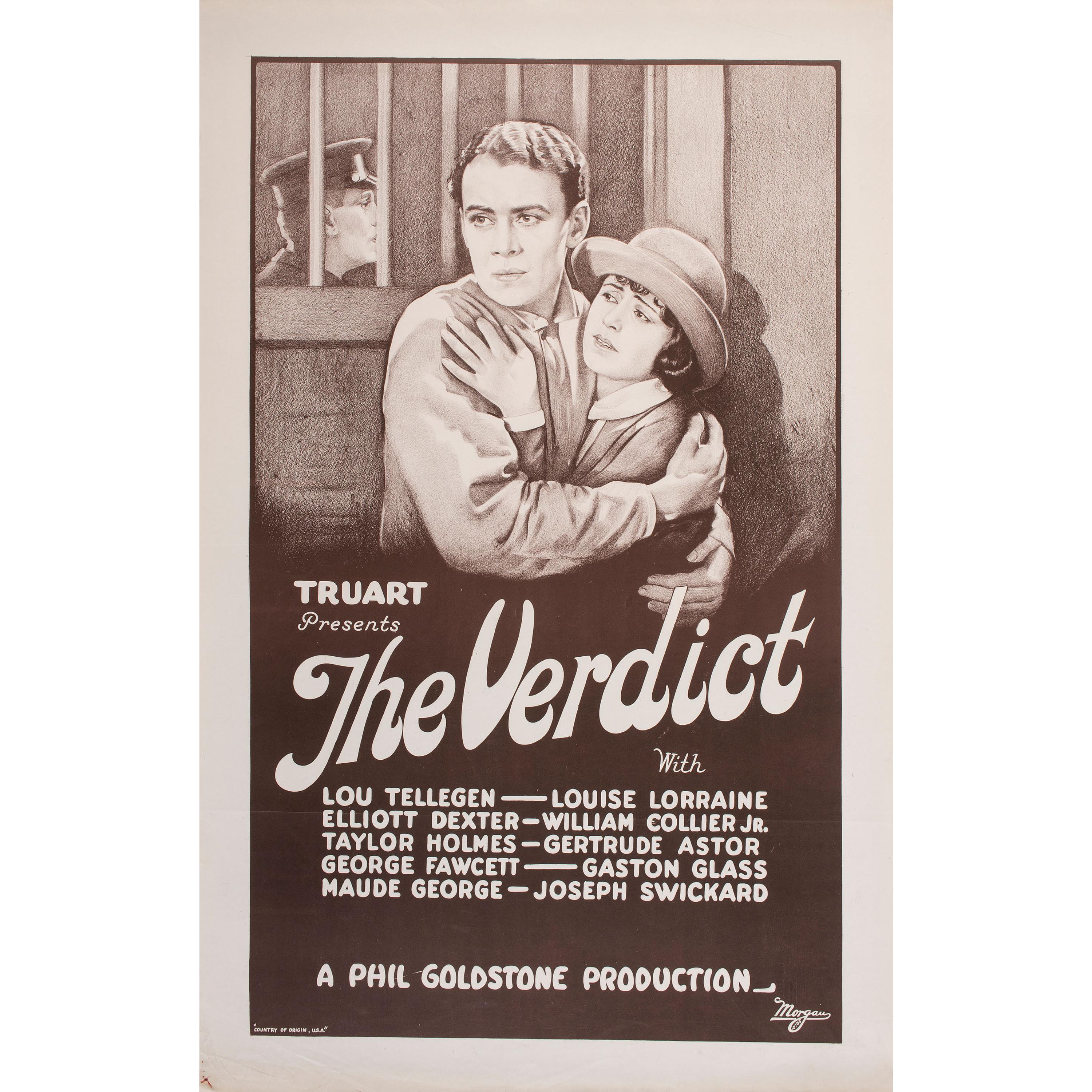 Seven Phil Goldstone "The Verdict" Film Posters