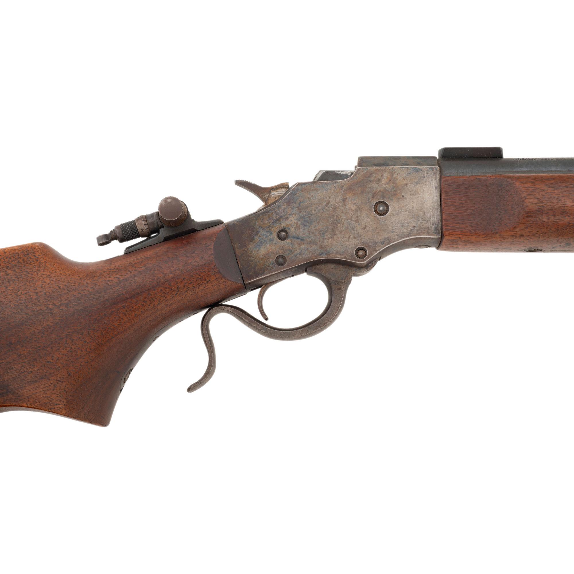 **Lot of 2 Stevens: No. 418 Rifle and Tip-Up Shotgun