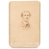 John Singleton Mosby Signed CDV