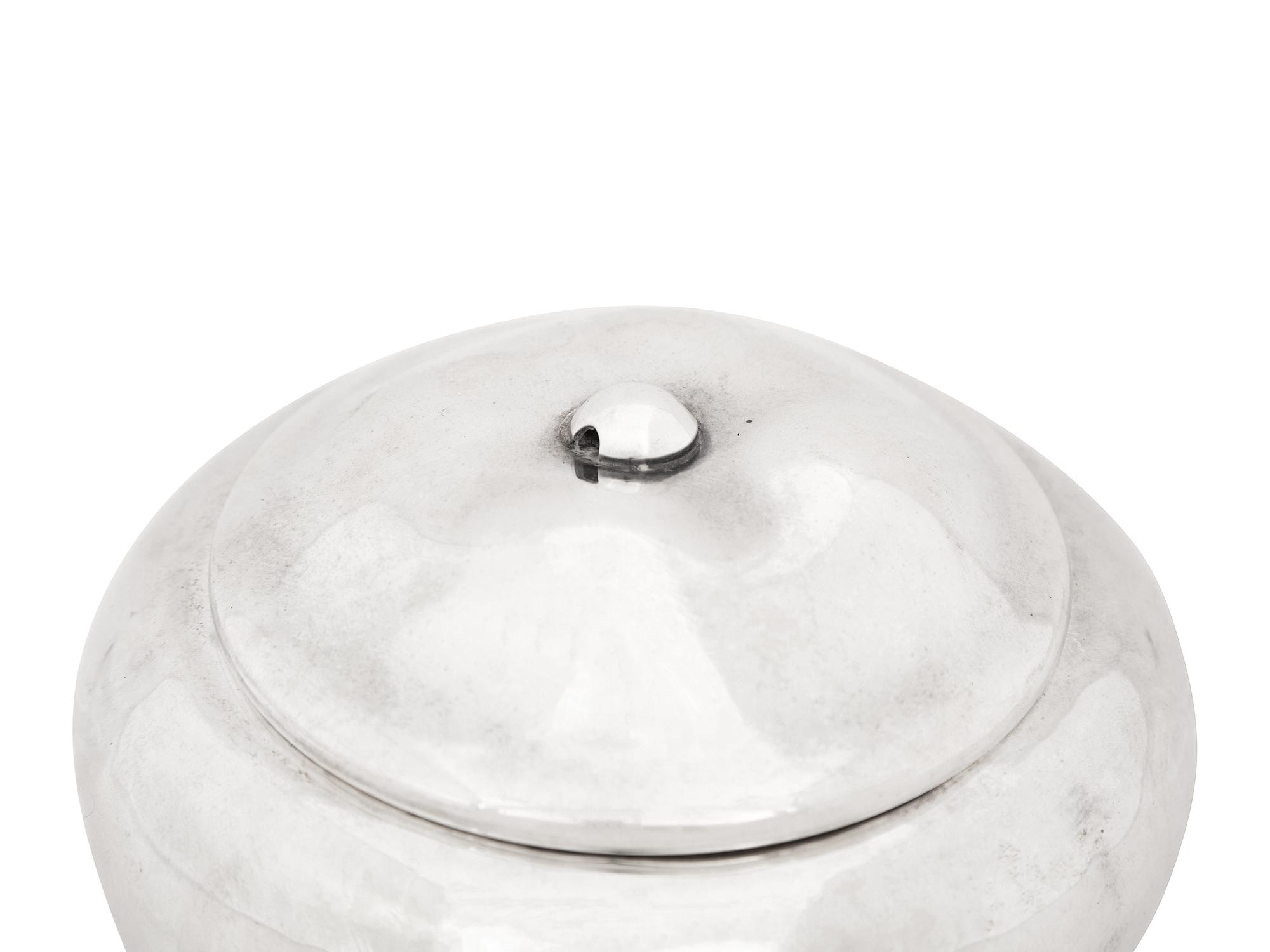 An Elsa Peretti for Tiffany and Company Italian Silver Jewelry Box