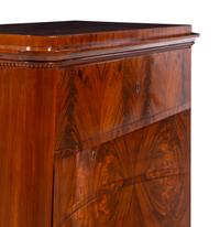 A Northern European Mahogany Commode
