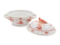 A Herend Chinese Bouquet Porcelain Tureen