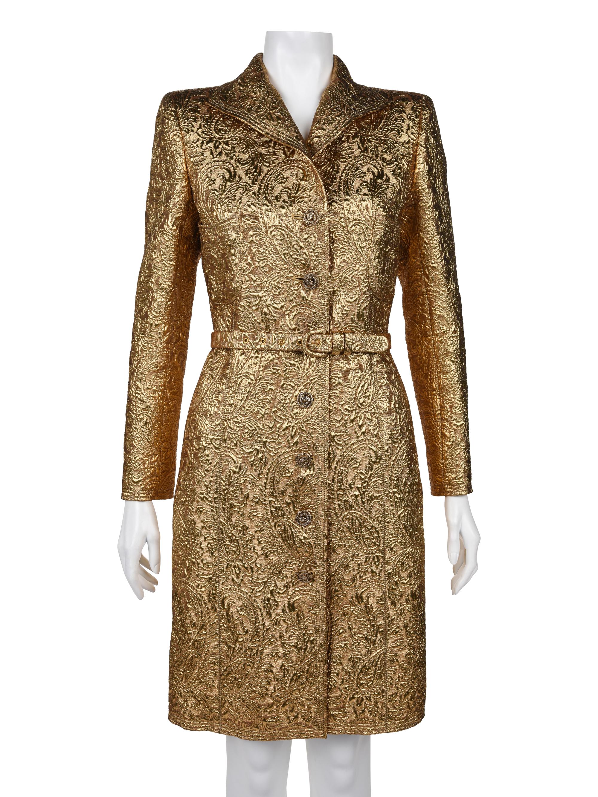 Two Designer Lamé Jackets: One Ungaro and One Teal Traina
