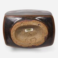 Bernard Leach (British, 1887-1979) Two St. Ives Tenmoku-Glazed Vases, Leach Pottery, UK, circa 1940s-1960s