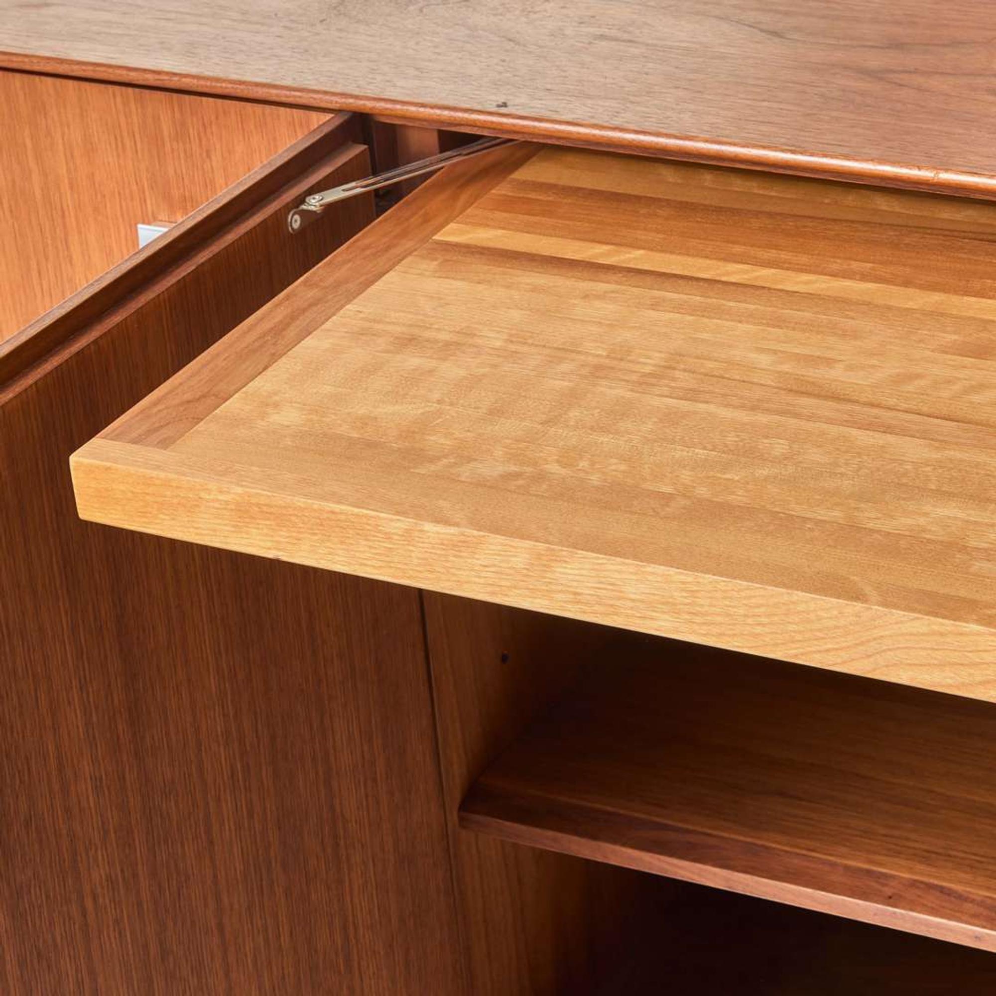 George Nelson (American, 1908-1986) Thin Edge Credenza and Wall-Mounted Display Cabinet, Herman Miller, USA, 1950s