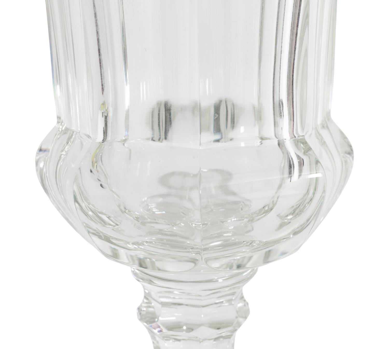 A Large Baccarat Campana Vase