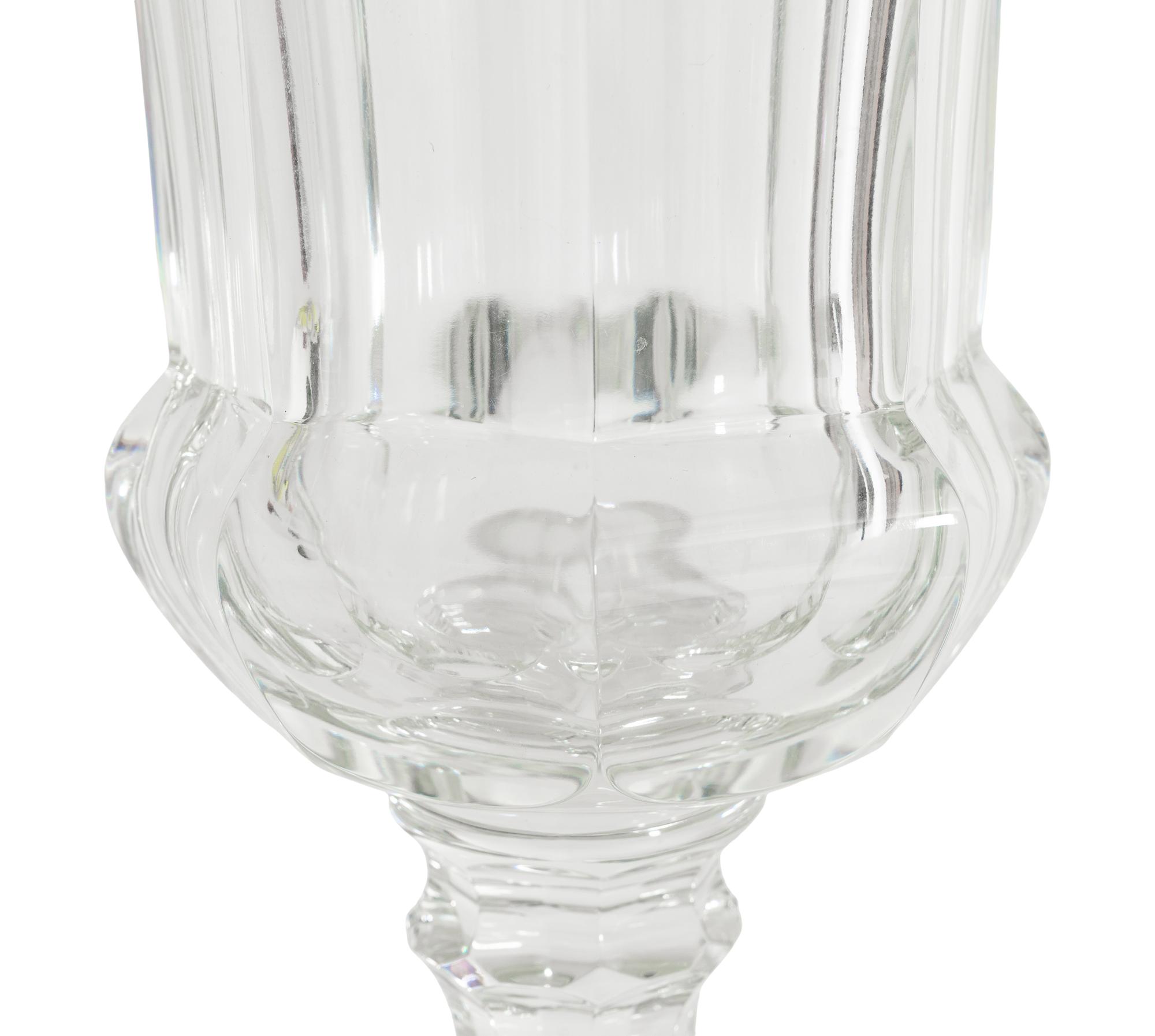 A Large Baccarat Campana Vase
