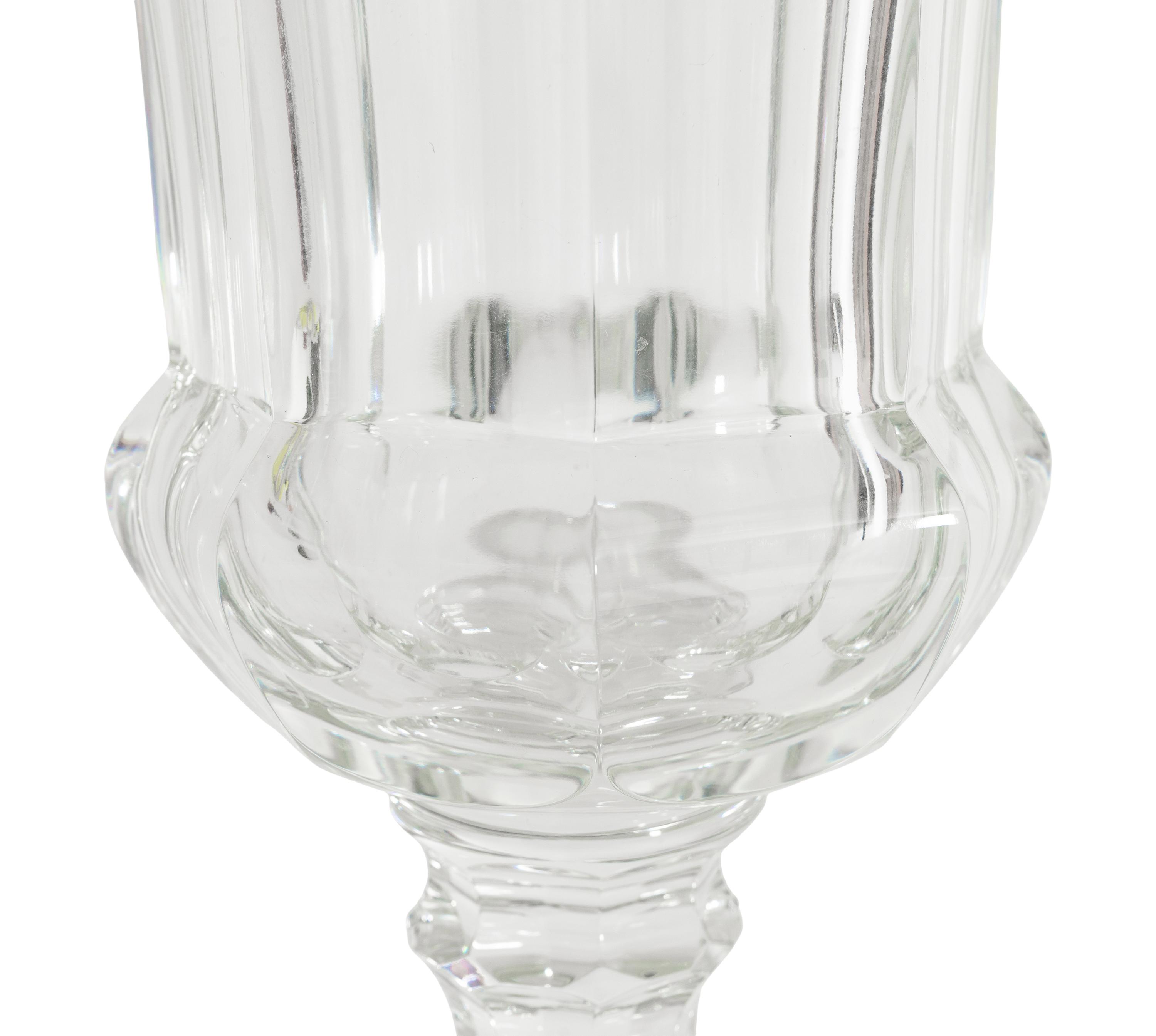 A Large Baccarat Campana Vase