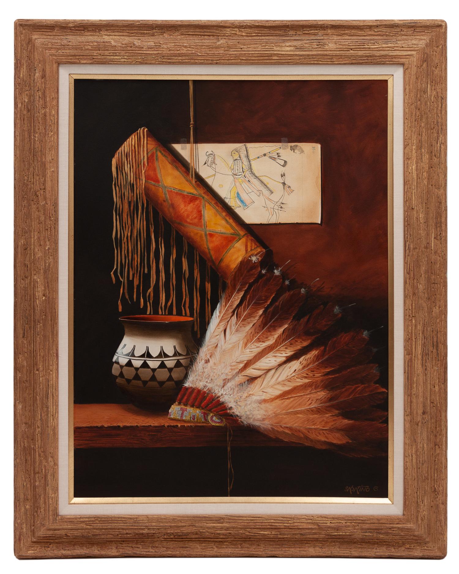 Sitting Bull's Horse Has Received an Arrow