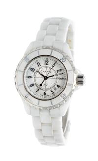 A Stainless Steel and Ceramic "J12" Wristwatch, Chanel, 60.30 dwts.