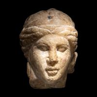 A Roman Marble Head of a Woman