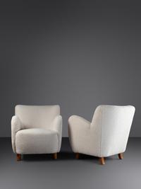 Pair of Armchairs, c. 1945