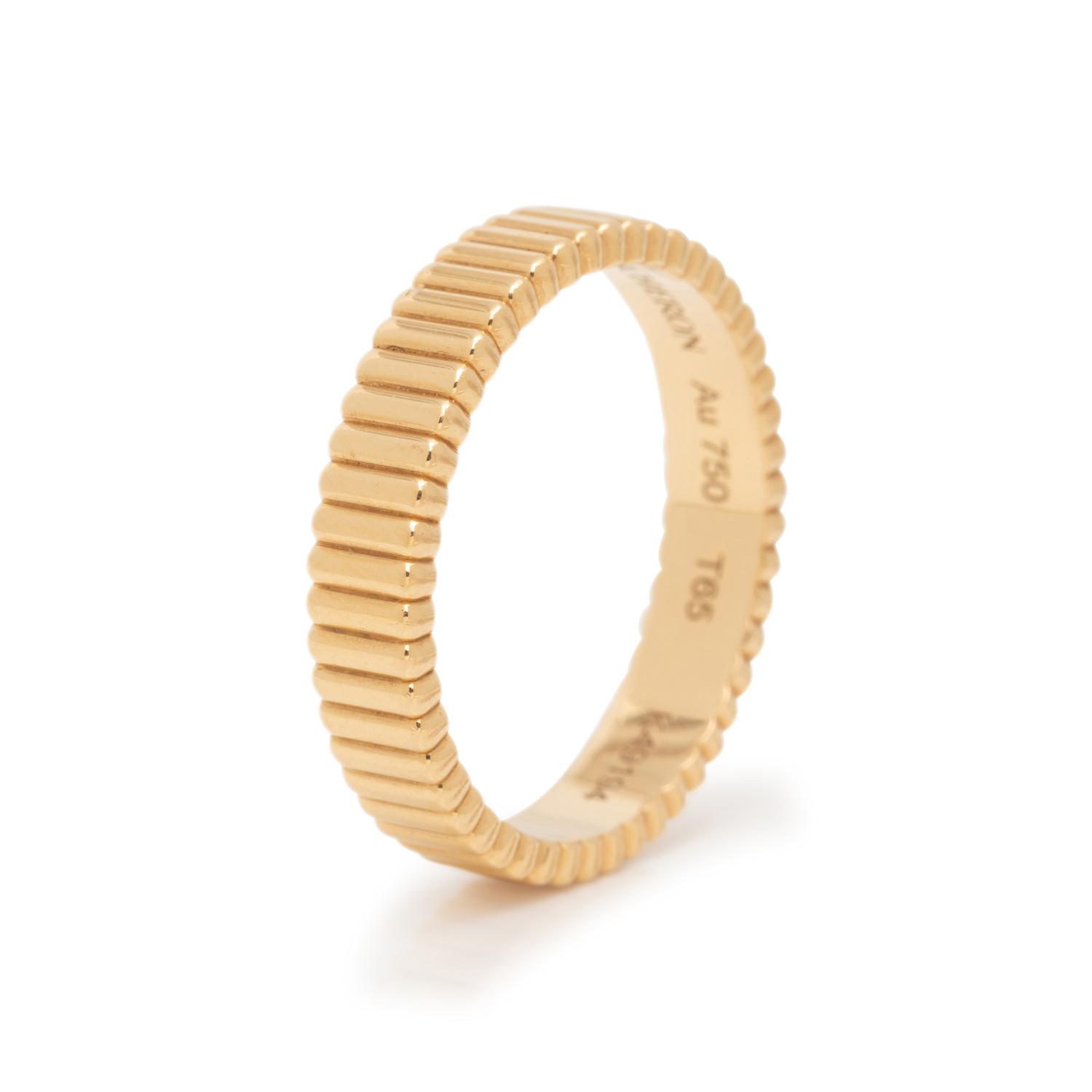 BOUCHERON, YELLOW GOLD BAND