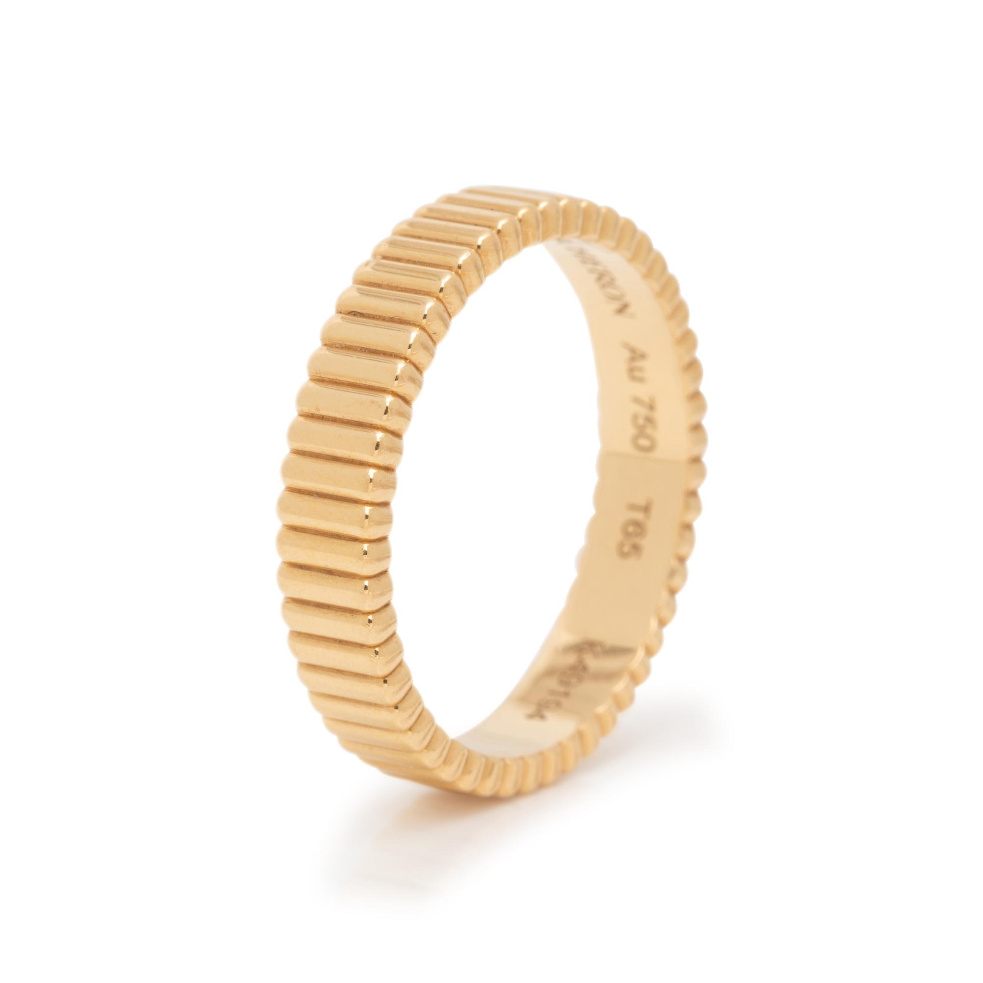 BOUCHERON, YELLOW GOLD BAND