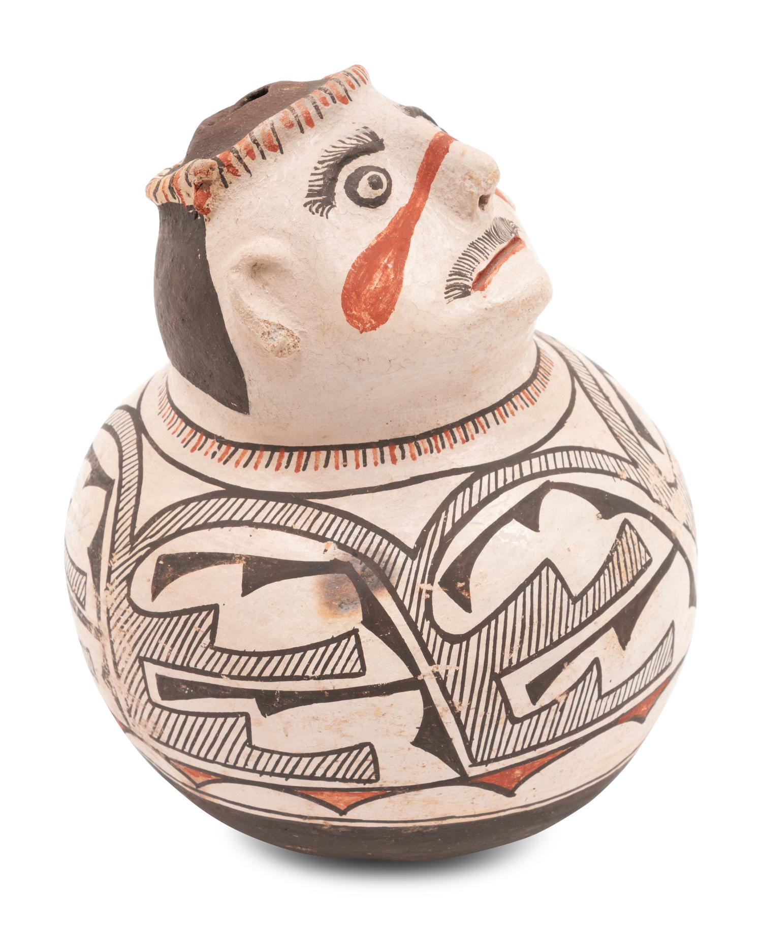 Zuni Polychrome Pottery Figure