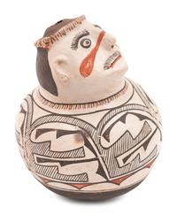 Zuni Polychrome Pottery Figure