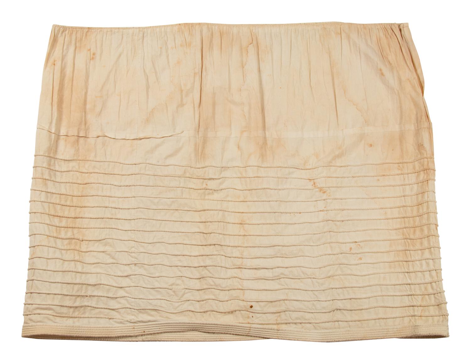 Collection of Six Cotton Drawers/Pantaloons and Two Petticoats, 1850-1860s