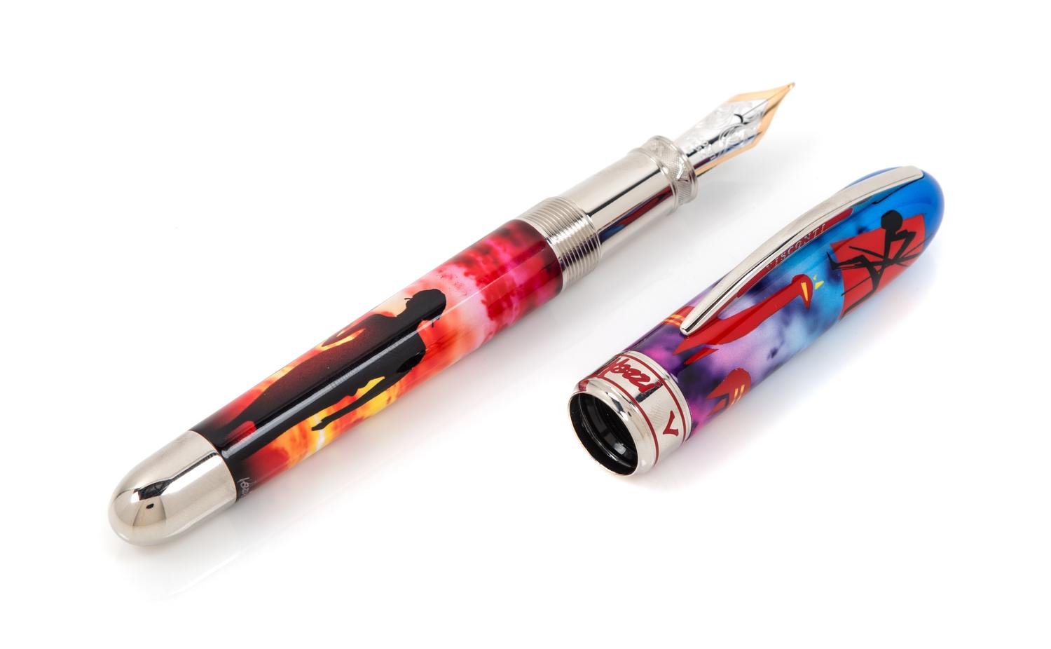 A Visconti Claudio Mazzi: Masai Limited Edition Fountain Pen and Ink Set
