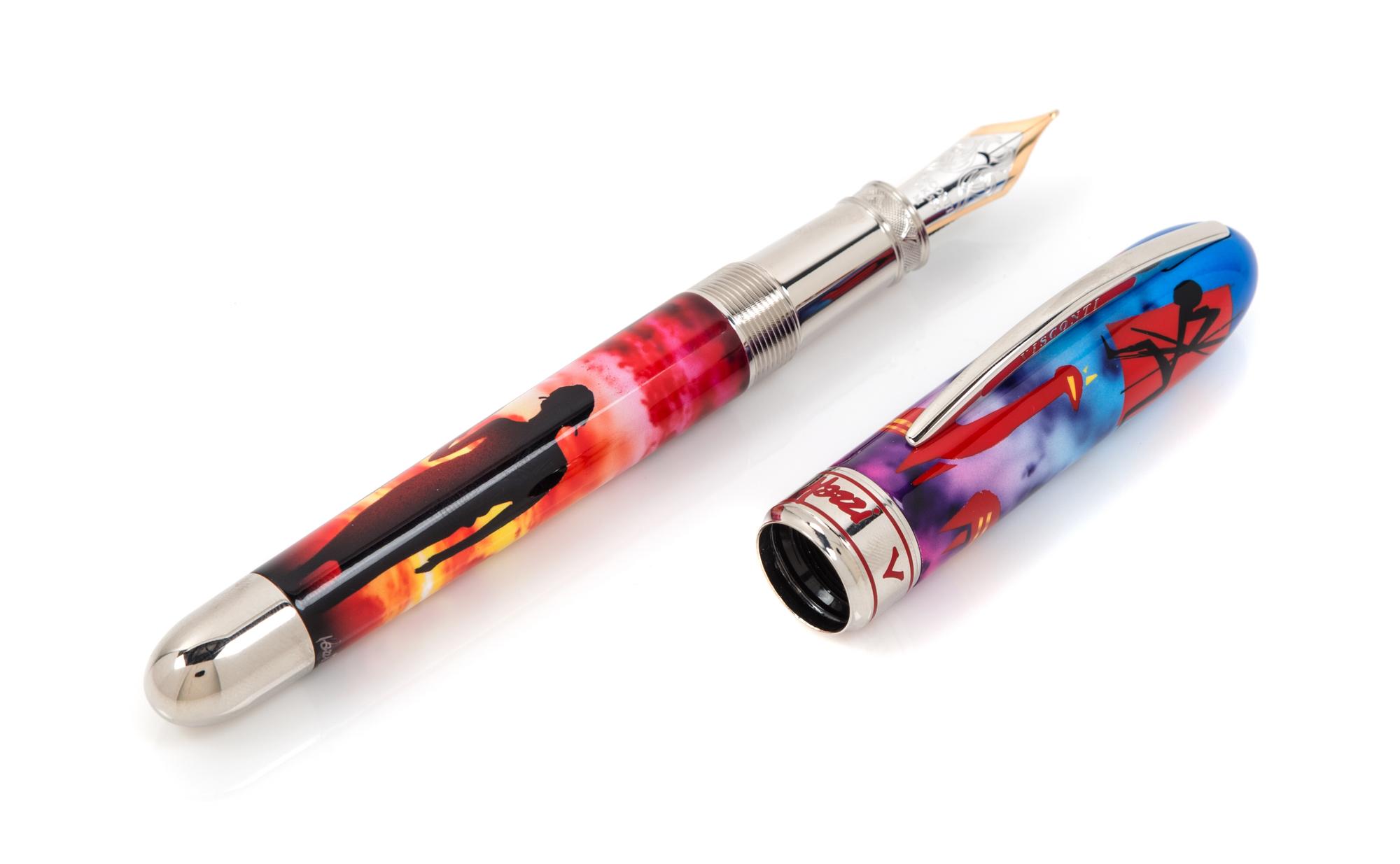 A Visconti Claudio Mazzi: Masai Limited Edition Fountain Pen and Ink Set