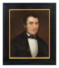 Artist Unknown, (American, 19th Century), Portraits of a Man and a Lady (two works)