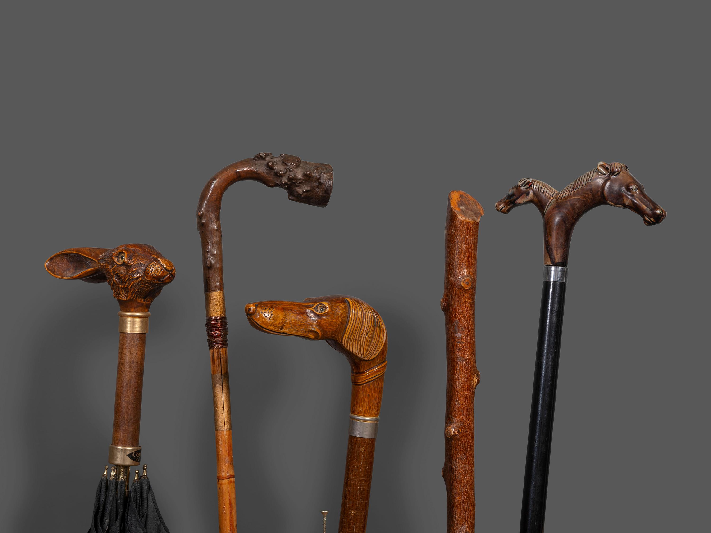 Four Walking Sticks