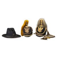 Lot of American 19th Century Headgear